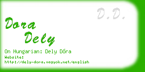dora dely business card